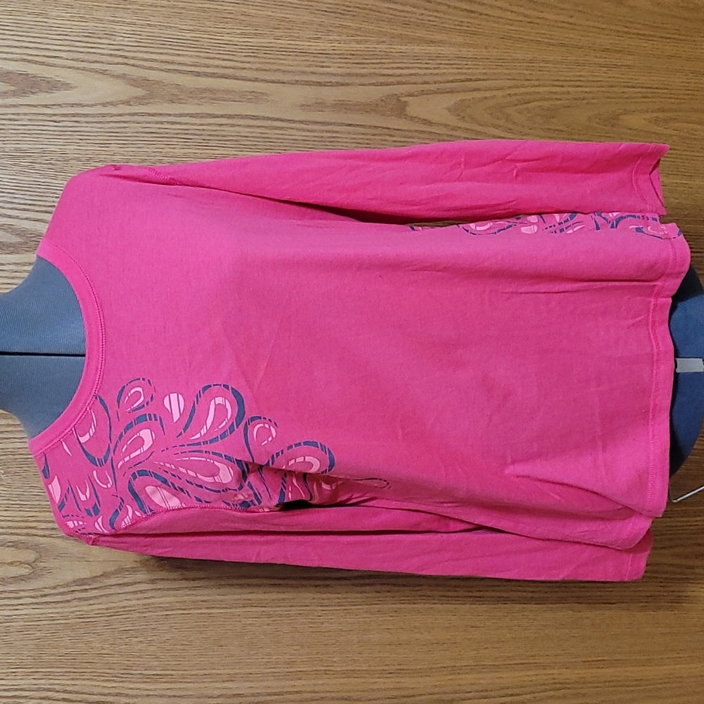Tek Gear- Pink Swirl T-shirt (Ladies XL)